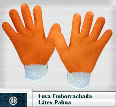 Luva Emborrachada Latex Palma